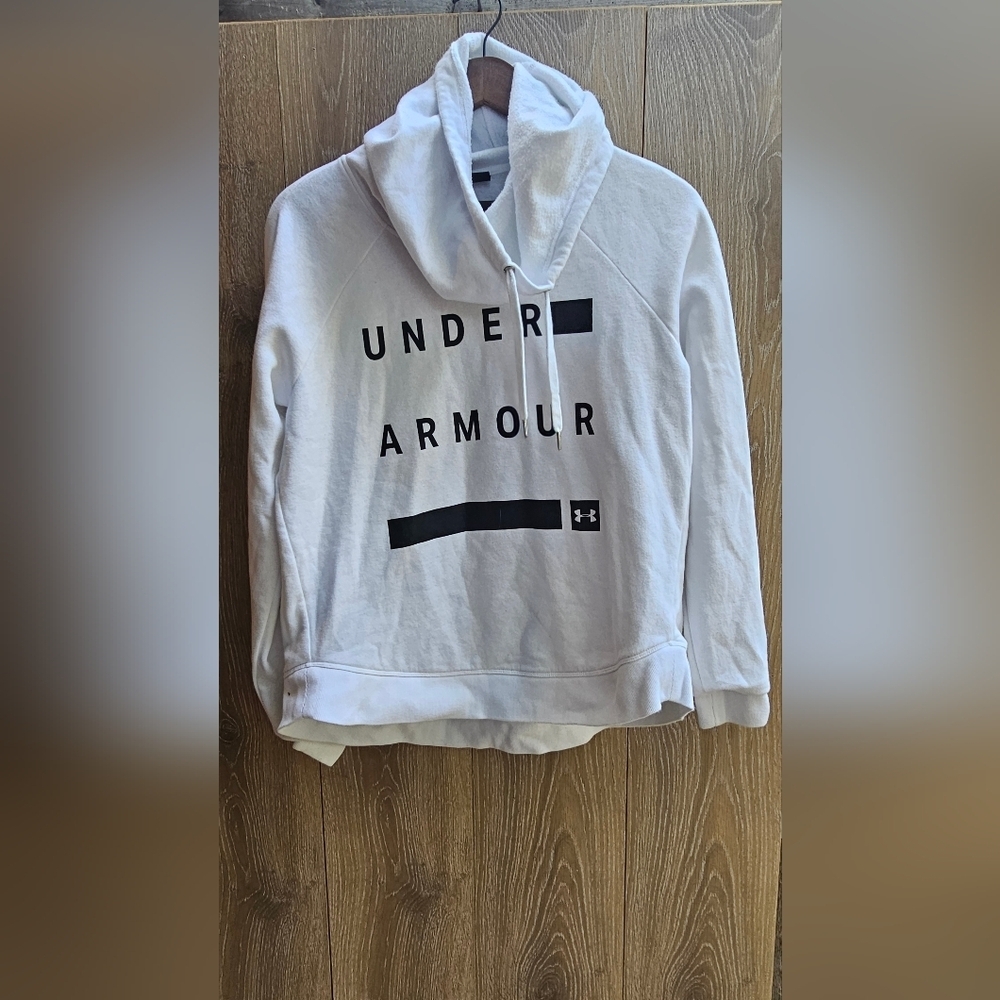 Under Armour White Fleece Hoodie